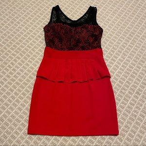Semiformal mini dress